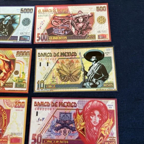 Sleepy G Banco De Mexico Sticker Lot 7 (Vintage Lowrider) - Picture 6 of 8